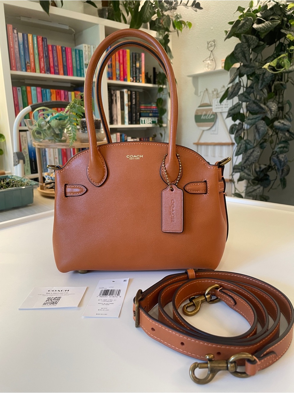 Coach Empire 21 in Toffee *NWT*
